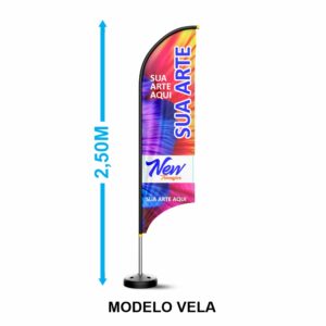 Wind Banner - Vela - 2,5 mts